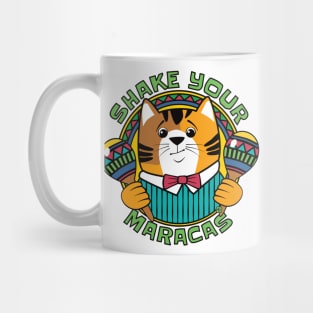 Shake Your Maracas Funny Cat Mug